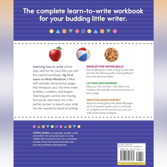 My First Learn-to-Write Workbook by Crystal Radke - Picture 2 of 9